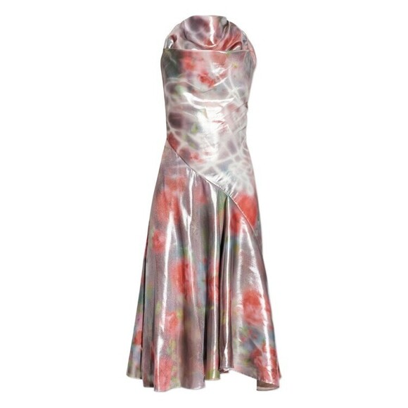 Diesel Dresses & Skirts - Diesel Pink Floral Print Midi Dress - NWT